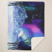 Winter Wonderlights Sherpa Deken (Voorkant)