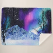 Winter Wonderlights Sherpa Deken (Voorkant (horizontaal))