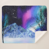Winter Wonderlights Sherpa Deken (Voorkant (horizontaal))
