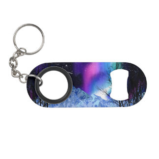 Winter Wonderlights Sleutelhanger flesopener Mini Flessenopener