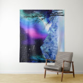 Winter Wonderlights Tapestry Wandkleed (In situ)