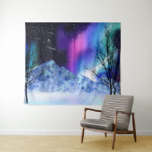 Winter Wonderlights Tapestry Wandkleed (In Situ (horizontaal))