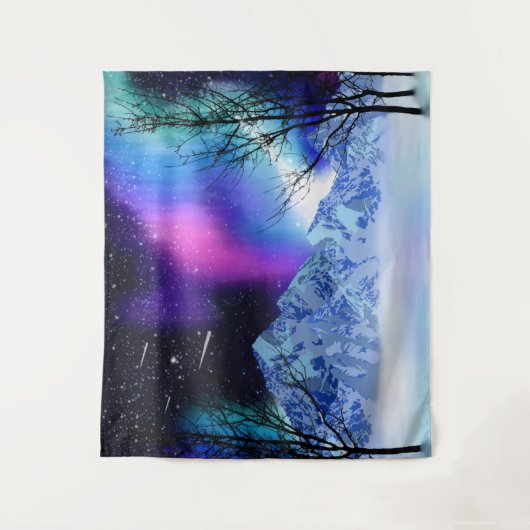 Winter Wonderlights Tapestry Wandkleed (Voorkant)