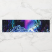 Winter Wonderlights Waterfles Label Etiket (Enkel label)