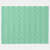 Winter Wonders Decorative Green Fleece Blanket Deken (Voorkant (Horizontaal))