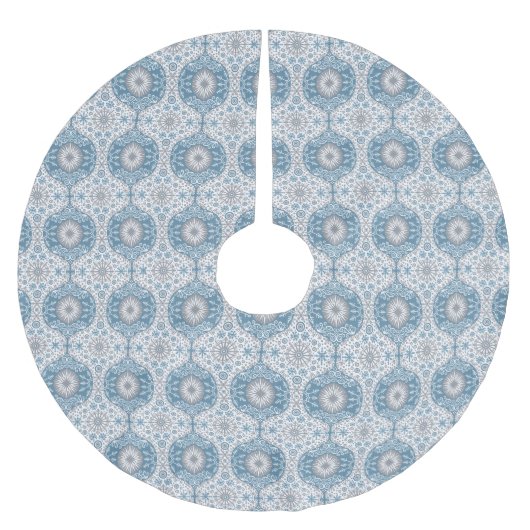 Winter Wonders Ogee Pattern Skirt Kerstboom Rok (Voorkant)