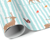 Winter-Wondlerland kerstinpakpapier Cadeaupapier (Rol Hoek)