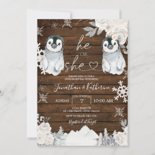 Winter Wood Penguin Gender onthullen Kaart