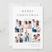 Winter Woodland 6 Fotogrid Collage Feestdagenkaart (Voorkant)