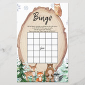 Winter Woodland Animal Gender Reopenbingo Games (Voorkant)