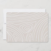 Winter Woodland Animals 1st Birthday Invitation Kaart (Achterkant)