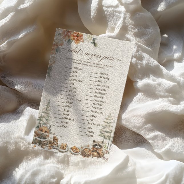 Winter Woodland Animals Baby Purse spel (Creator heeft geüpload)