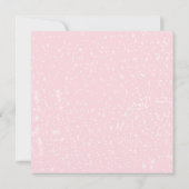 Winter Woodland Animals Baby shower Invitation Kaart (Achterkant)