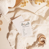 Winter Woodland Animals "Baby voorspellingen" spel