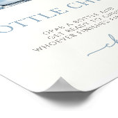 Winter Woodland Animals Bottle Chug Game Sign Poster (Hoek)