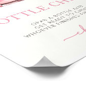 Winter Woodland Animals Bottle Chug Game Sign Poster (Hoek)