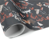 Winter Woodland Animals Cadeaupapier (Rol Hoek)