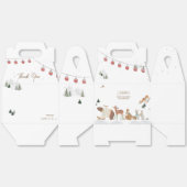 Winter Woodland Animals Forest Baby Shower Bedankdoosjes (Ongevouwen)