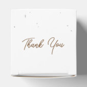 Winter Woodland Animals Forest Baby Shower Thank Bedankdoosjes (Bovenkant)