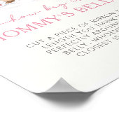 Winter Woodland Animals Hoe groot is de buik van m Poster (Hoek)