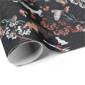 Winter Woodland Animals Holiday Kerstmis Cadeaupapier (Rol Hoek)