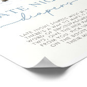 Winter Woodland Animals Late Night Diapers Game Poster (Hoek)