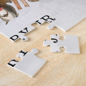 Winter Woodland Animals Merry Kerstfeestdag Legpuzzel (Zijkant)