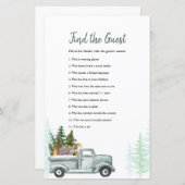 Winter Woodland Animals vinden het gastspel (Voorkant / Achterkant)