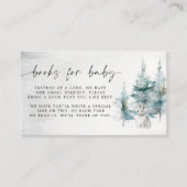 Winter Woodland Baby Cold Outside Book Request Informatiekaartje (Voorkant)