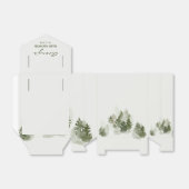 Winter Woodland Baby shower Favor Box Bedankdoosjes (Uitgevouwen)