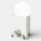 Winter Woodland Baby shower Favor Box Bedankdoosjes (Geopend)