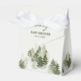 Winter Woodland Baby shower Favor Box Bedankdoosjes