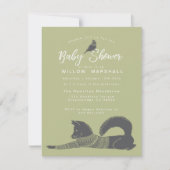 Winter Woodland Baby shower Invite Kaart (Voorkant)