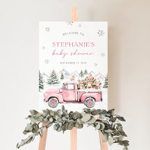 Winter Woodland Baby shower Welkomstbord