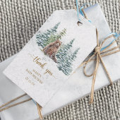 Winter woodland bos beer baby shower dank u cadeaulabel