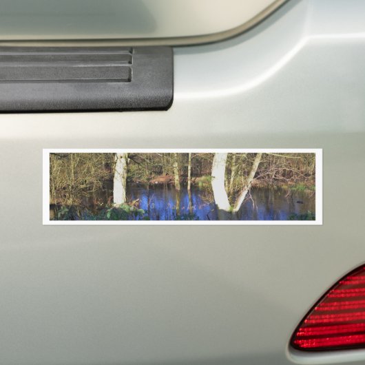 Winter Woodland Bumpersticker (Op auto)