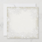 Winter Woodland Deer Baby Shower Uitnodigingen (Achterkant)