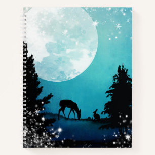 Winter Woodland & Deer Sketch Book Notitieboek