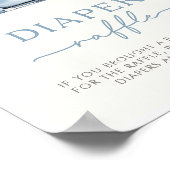 Winter Woodland Dieren Luier Raffle Teken Poster (Hoek)