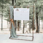 Winter Woodland Dieren Vervaldatum Kalenderspel Poster