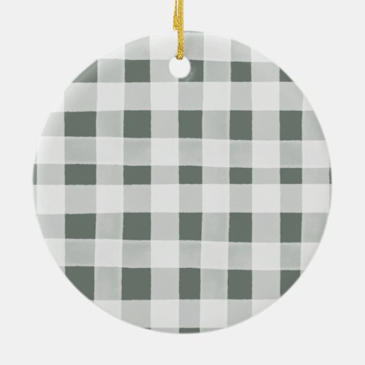 Winter Woodland Eerste Kerstmis Keramisch Ornament (Achterkant)