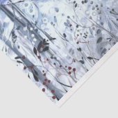 Winter Woodland Emphemera Serie Ontwerp 5 Tissuepapier (Detail)
