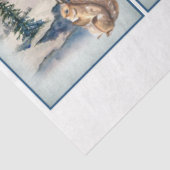 Winter Woodland Emphemera Series Design 11 Tissuepapier (Detail)