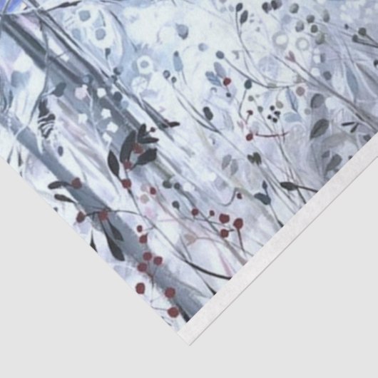 Winter Woodland Emphemera Series Design 5 Tissuepapier (Detail)