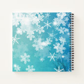 Winter Woodland en Deer Notitieboek (Achterkant)