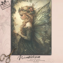  Winter Woodland Fairy met Bloemenkroon