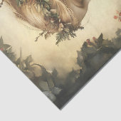  Winter Woodland Fairy met Bloemenkroon Tissuepapier (Detail)