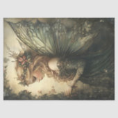  Winter Woodland Fairy met Bloemenkroon Tissuepapier (Voorkant)
