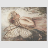  Winter Woodland Fairy met Holly & Berries Tissuepapier (Voorkant)