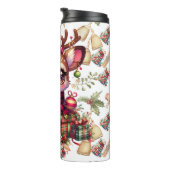 Winter Woodland Fawn Thermosbeker (Geroteerd rechts)